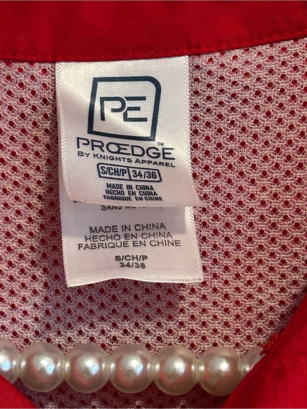 ProEdge Georgia Bulldogs Fishing Shirt Mens Small S Red Short Sleeve NCAA Button - Picture 3 of 5